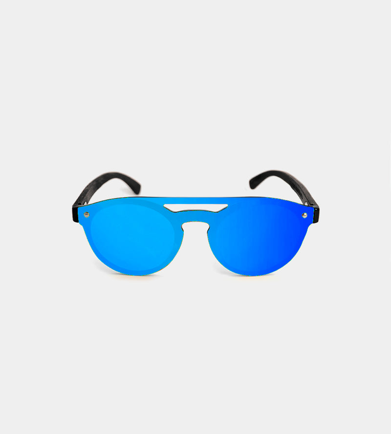 Classic Metal Frame Colored Teardrop Lens Aviator Sunglasses 57mm (Silver / Light  Blue) - Walmart.com